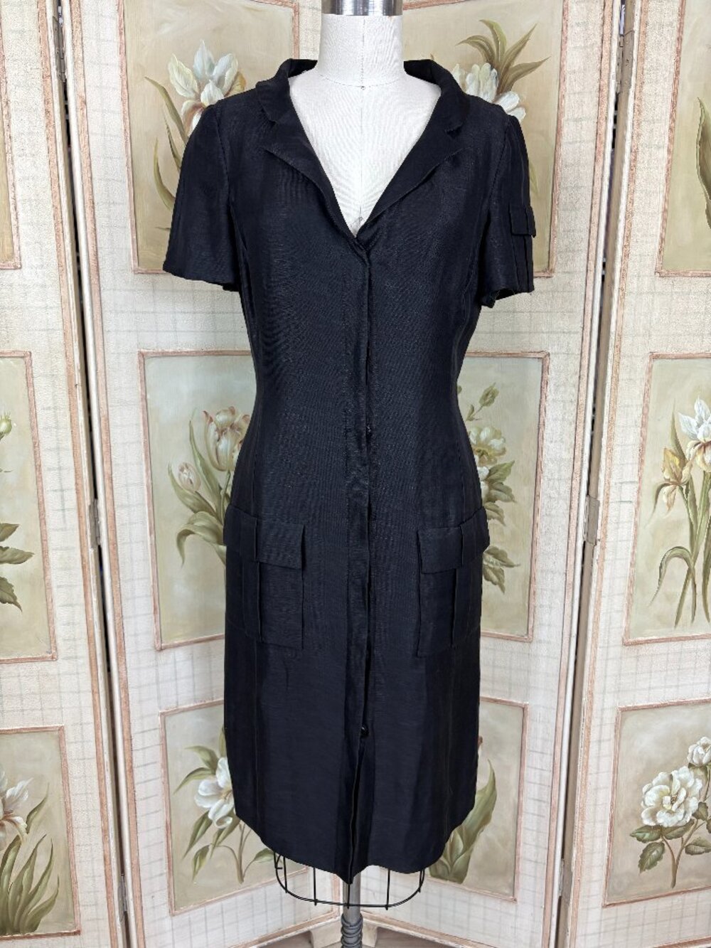 1990s Gianni Versace Black Dress
